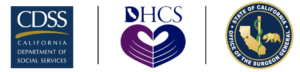 DHCS, OSG, and CDSS logos