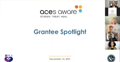 Image for ACEs Aware Grantee Spotlight – December 2021
